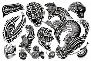 Polynesian one son tattoo idea