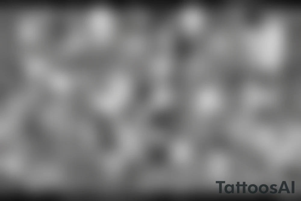 Punk patchwork tattoo idea