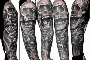 Mobster Skeleton tattoo idea