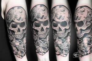 Mobster Skeleton tattoo idea