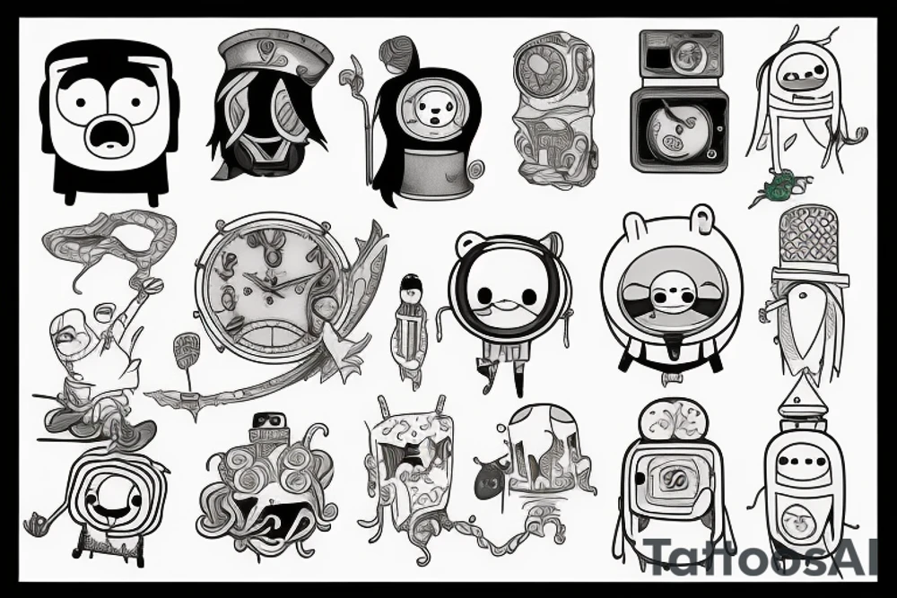 Adventure time tattoo idea