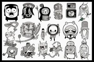 Adventure time tattoo idea