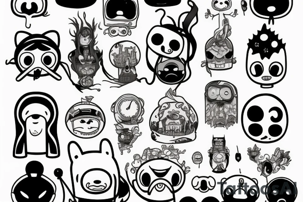 Adventure time tattoo idea