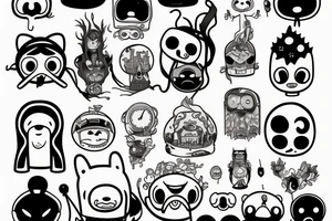 Adventure time tattoo idea