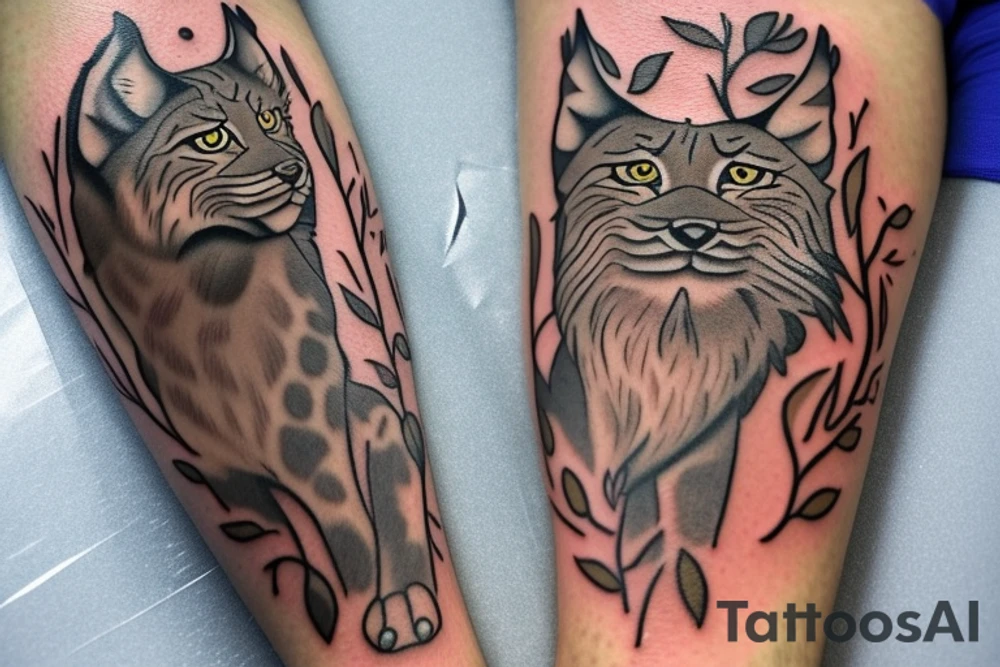Logo to the name LYNX, be sure to have an outer circle designed around a lynx in an interesting style, zips can be added. The tattoo will be displayed on the neck and be sure to include the text LYNX, the tattoo will not be very large. The lynx should not take up most of the sketch tattoo idea