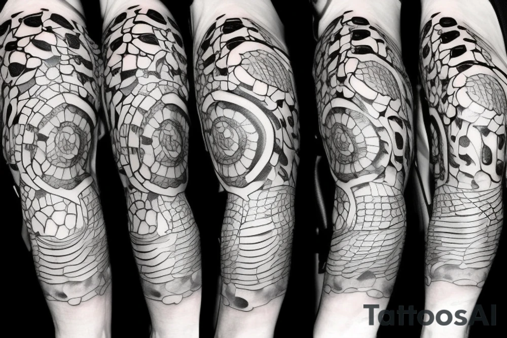 complete Forearm tattoo. Tortoise shell minimalist. only the turtle shell . no tortoise head, legs, arm or tail. the shellmust go around the whole forearm tattoo idea