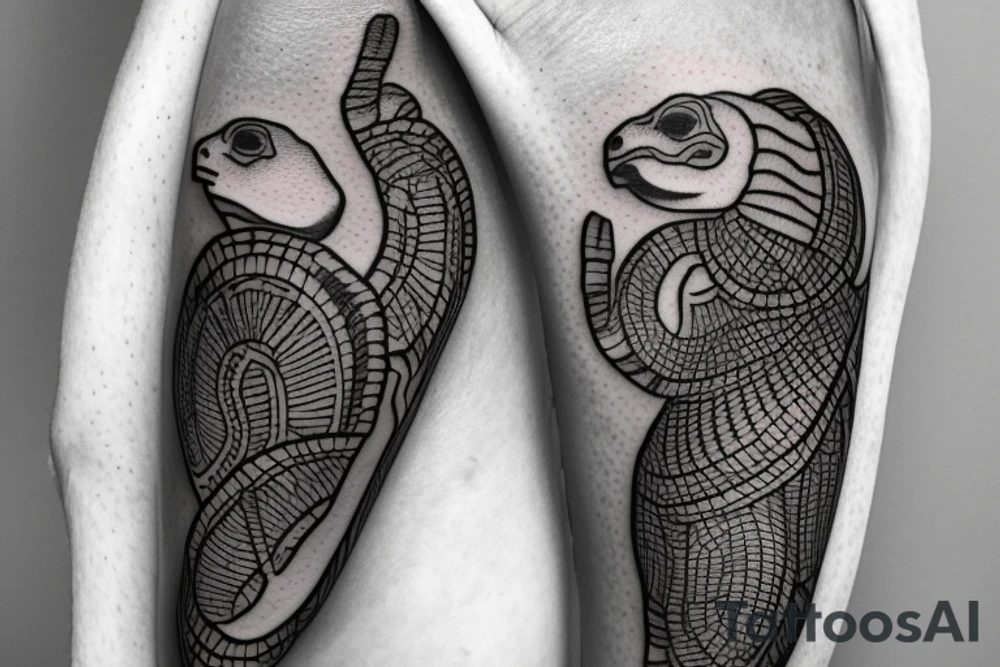 complete Forearm tattoo. Tortoise shell minimalist. only the turtle shell . no tortoise head, legs, arm or tail. the whole forearm must be covered in a tortoise shell tattoo idea