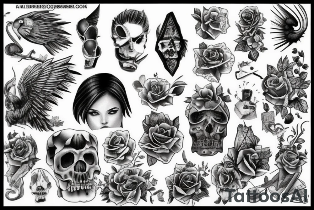 Bad and good cool tattoo tattoo idea
