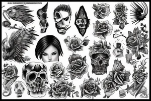 Bad and good cool tattoo tattoo idea
