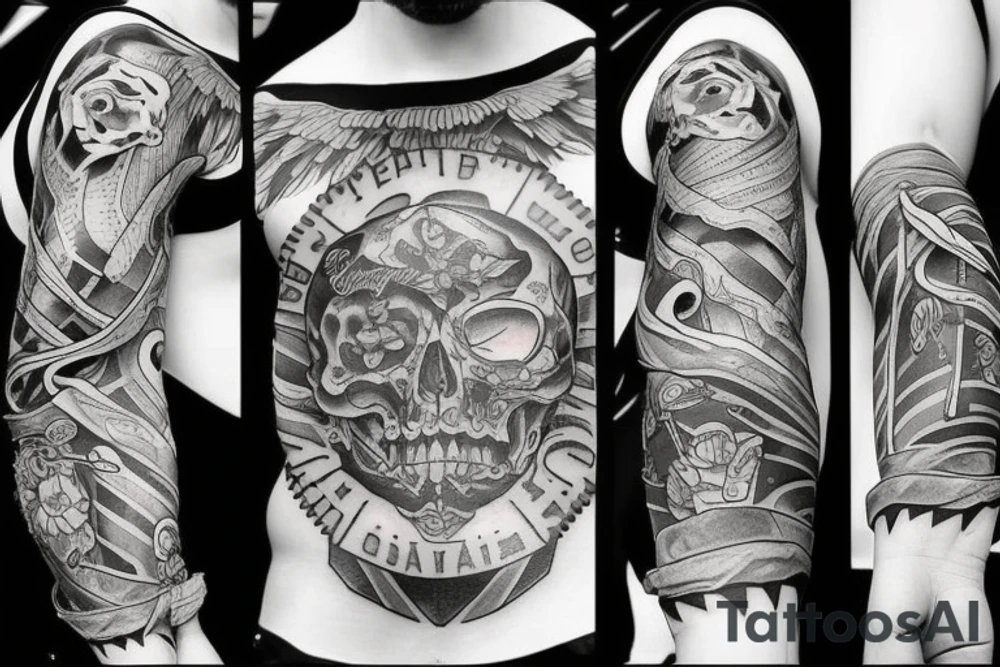 Bad and good cool tattoo tattoo idea