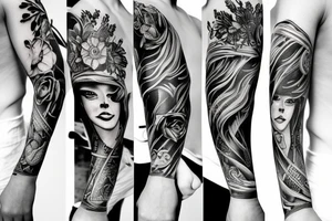 Bad and good cool tattoo tattoo idea