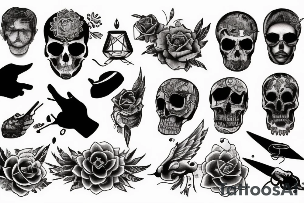 Bad and good cool tattoo tattoo idea