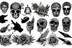 Bad and good cool tattoo tattoo idea