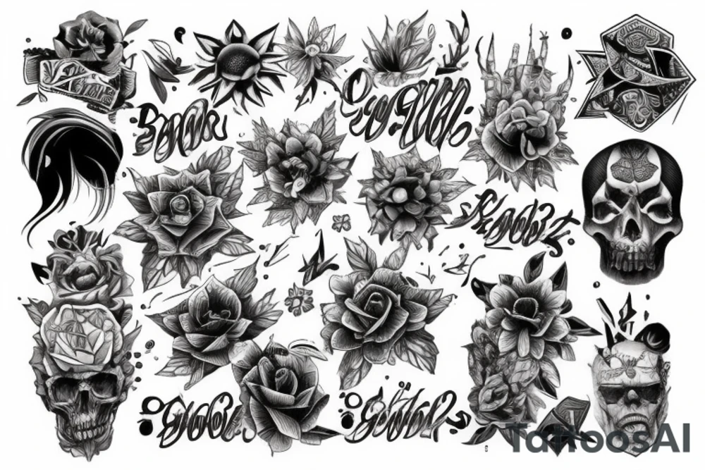 Bad and good cool tattoo tattoo idea