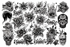 Bad and good cool tattoo tattoo idea