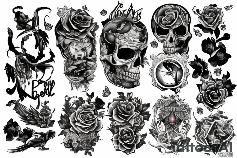 Bad and good cool tattoo tattoo idea