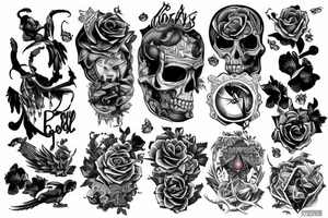 Bad and good cool tattoo tattoo idea