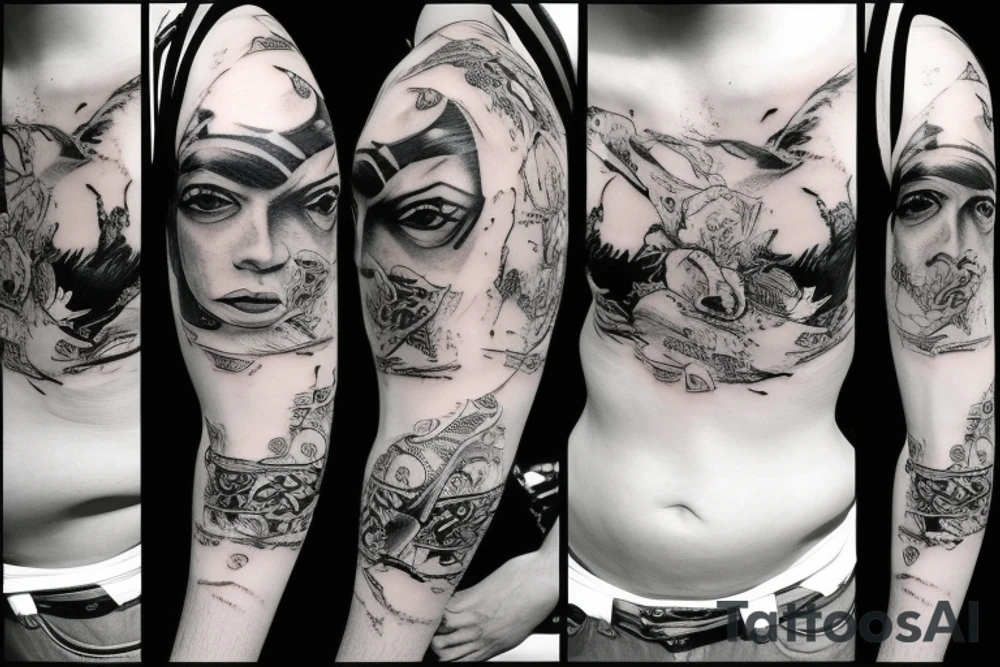 Bad and good cool tattoo tattoo idea