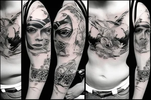 Bad and good cool tattoo tattoo idea