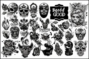 Bad and good cool tattoo tattoo idea