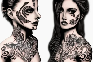 Chicano girl 3d for man tattoo tattoo idea