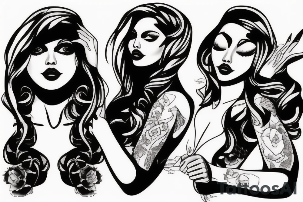 Chicano girl 3d for man tattoo tattoo idea