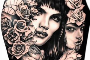 Chicano girl 3d for man tattoo tattoo idea