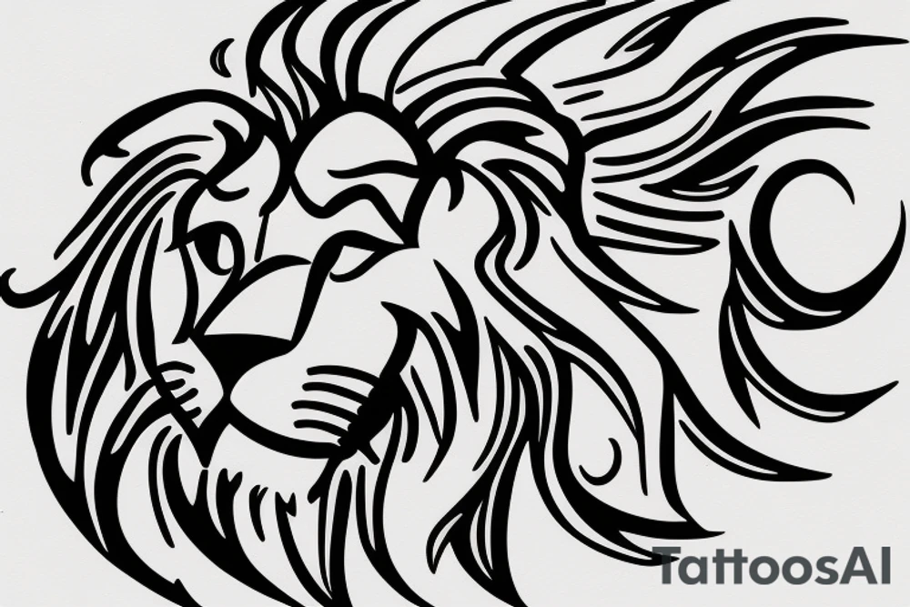 Persian lion and sun symbol for arm tattoo tattoo idea