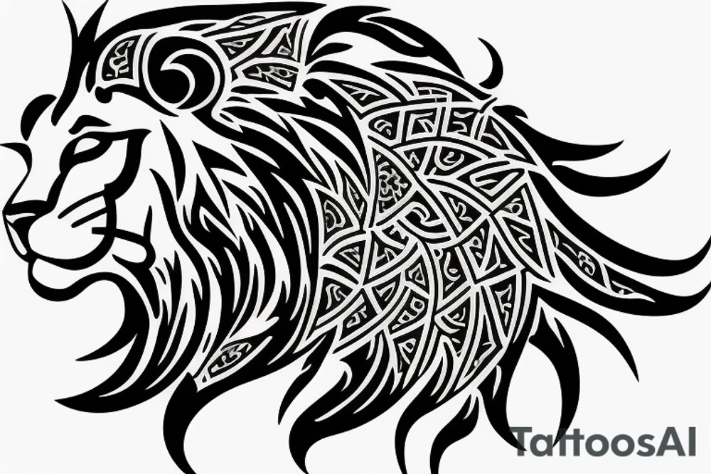 Persian lion and sun symbol for arm tattoo tattoo idea