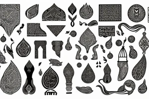 Ancient Persian symbol tattoo idea