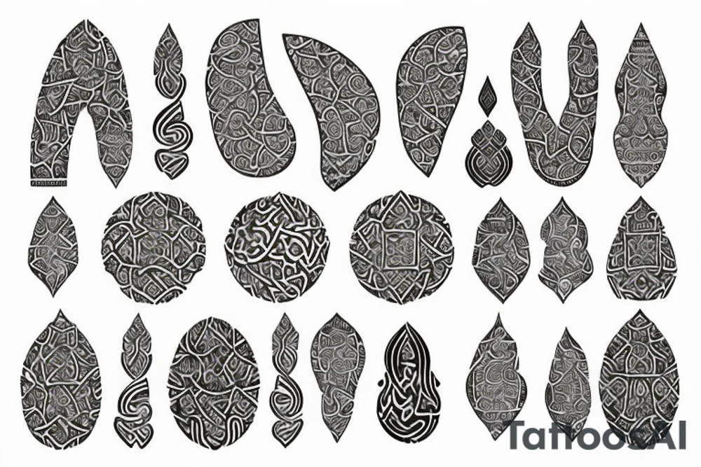 Ancient Persian symbol tattoo idea