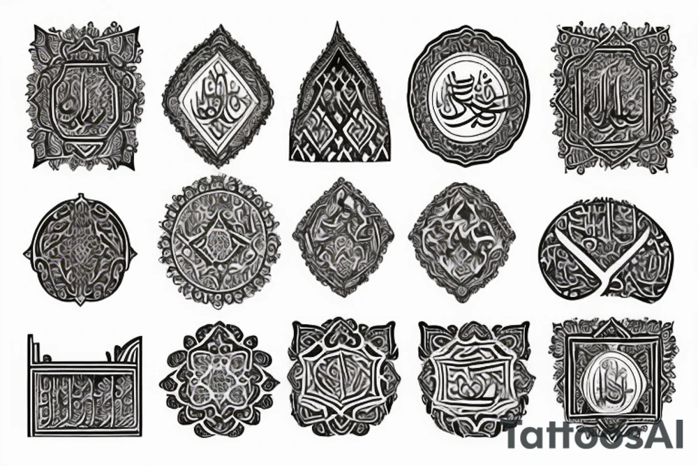 Ancient Persian symbol tattoo idea