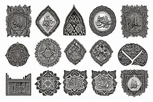 Ancient Persian symbol tattoo idea
