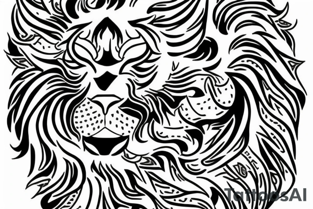 The Sun and the Lion Tattoo from the ancient Persian symbols tattoo idea