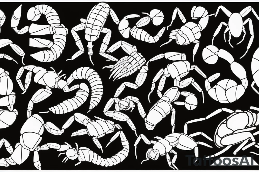 Cute scorpion tattoo idea