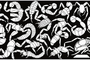 Cute scorpion tattoo idea