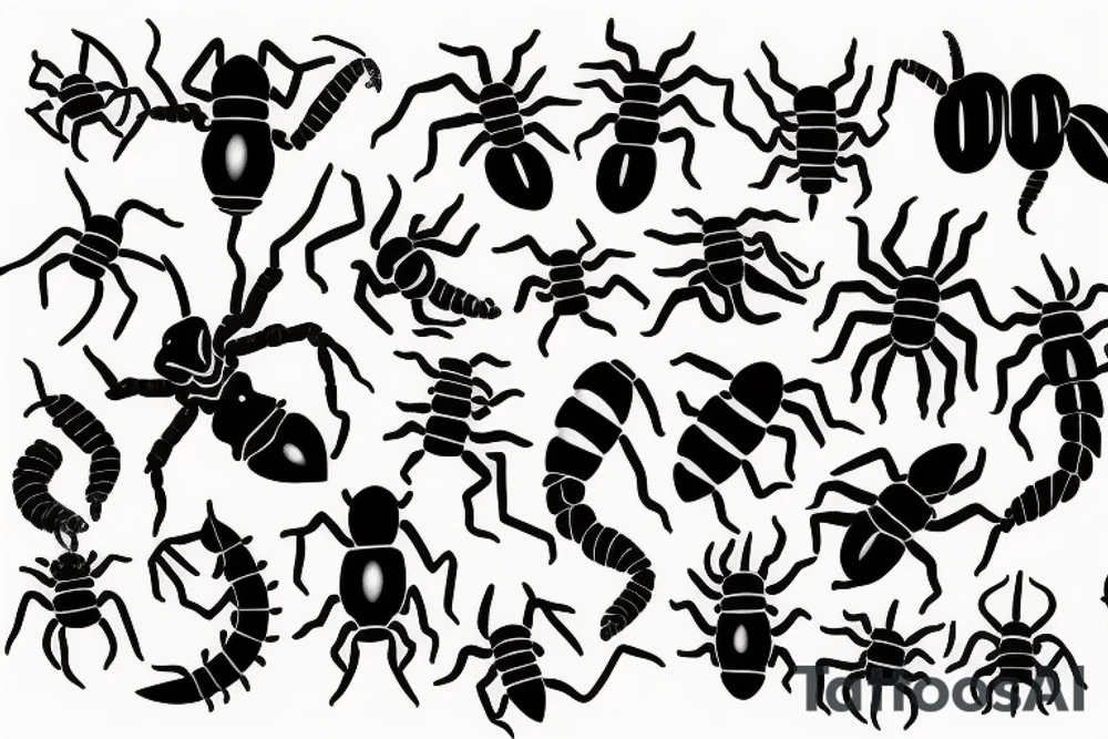 Cute scorpion tattoo idea