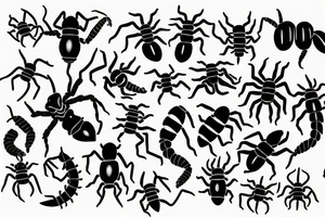 Cute scorpion tattoo idea