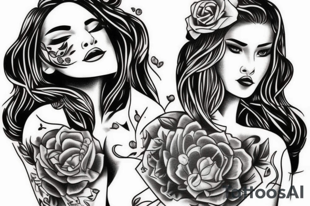 gang girl tattoo idea