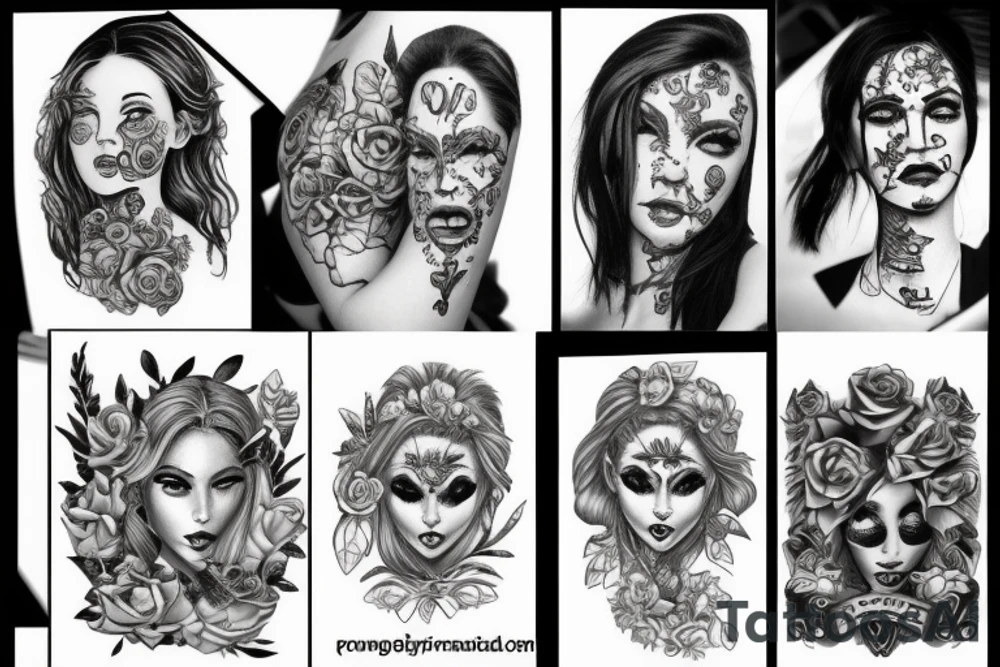 Gang girl tattoo idea