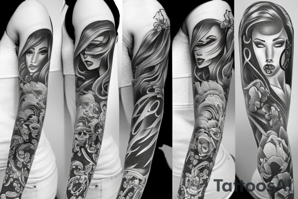 Gang girl tattoo idea
