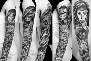 Gang girl tattoo idea