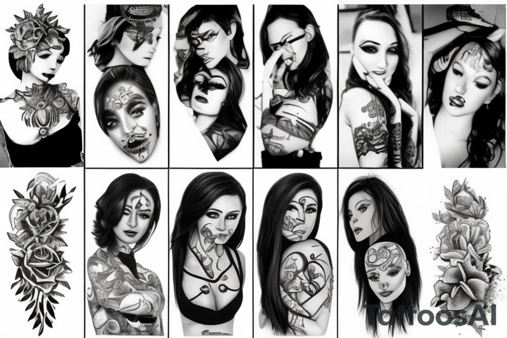 Gang girl tattoo idea