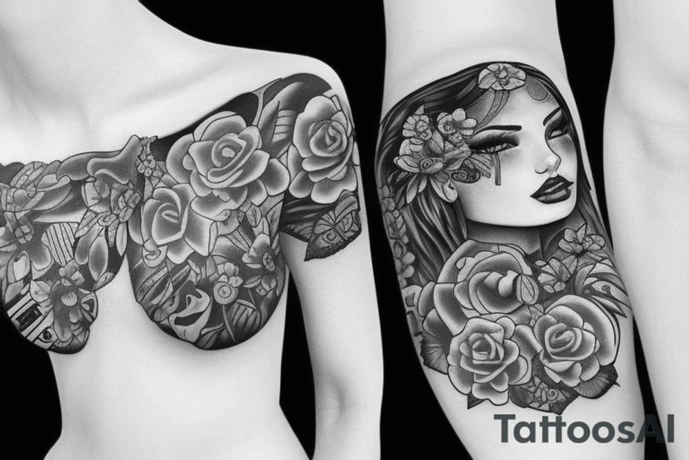 Gang girl tattoo idea