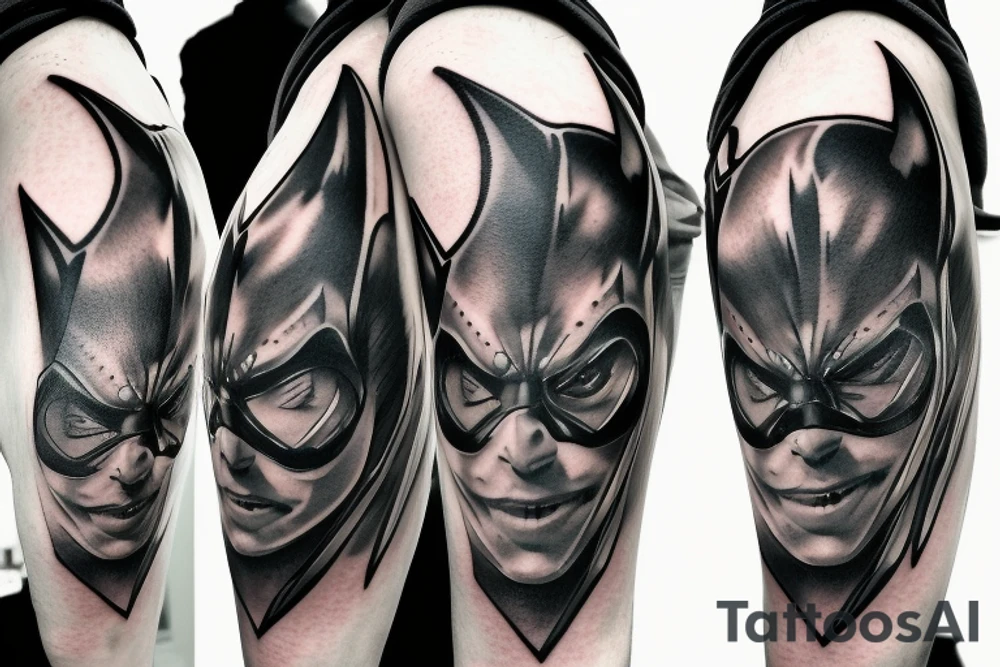 Bat man tattoo idea