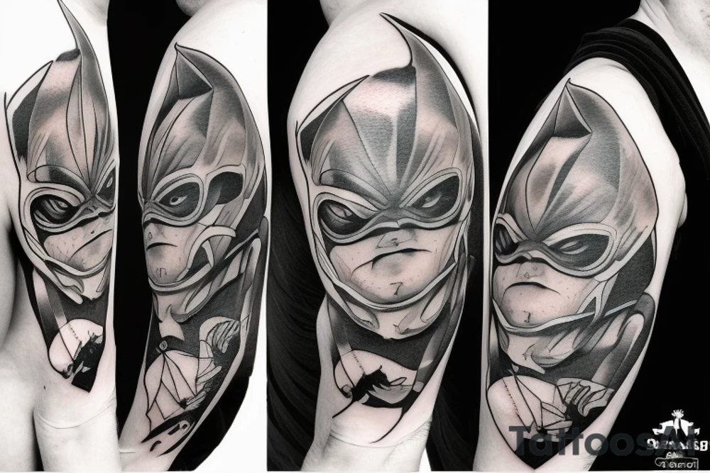 Bat man tattoo idea