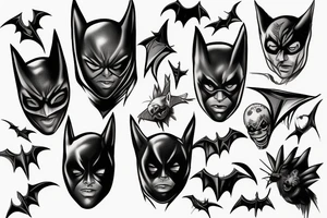 Bat man tattoo idea