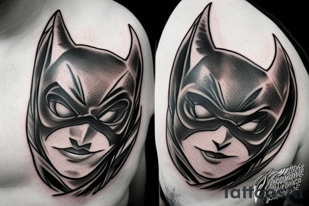 Bat man tattoo idea