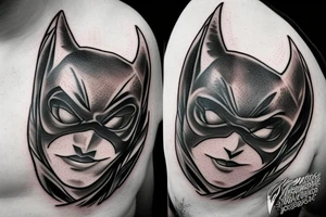 Bat man tattoo idea