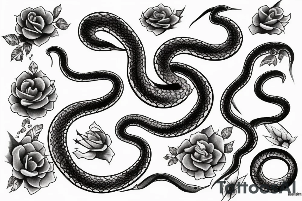 Snake tattoo idea
